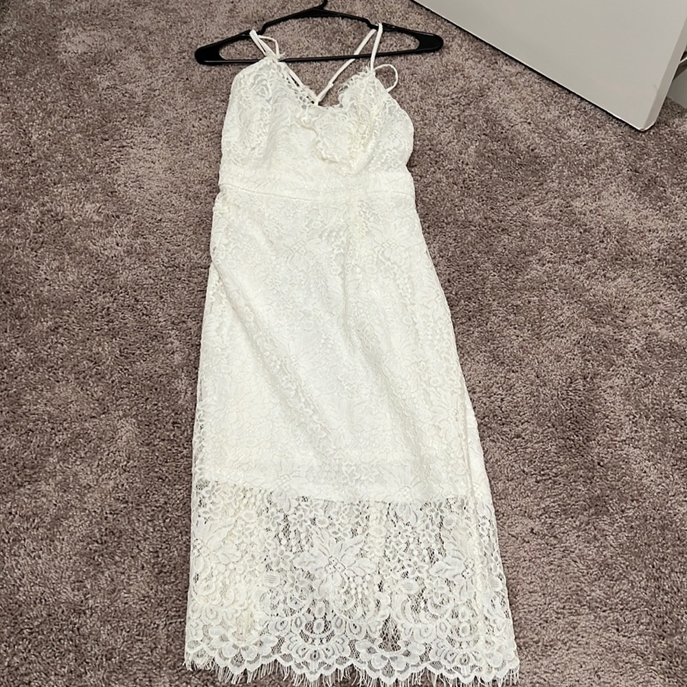 Beautiful white lace dress